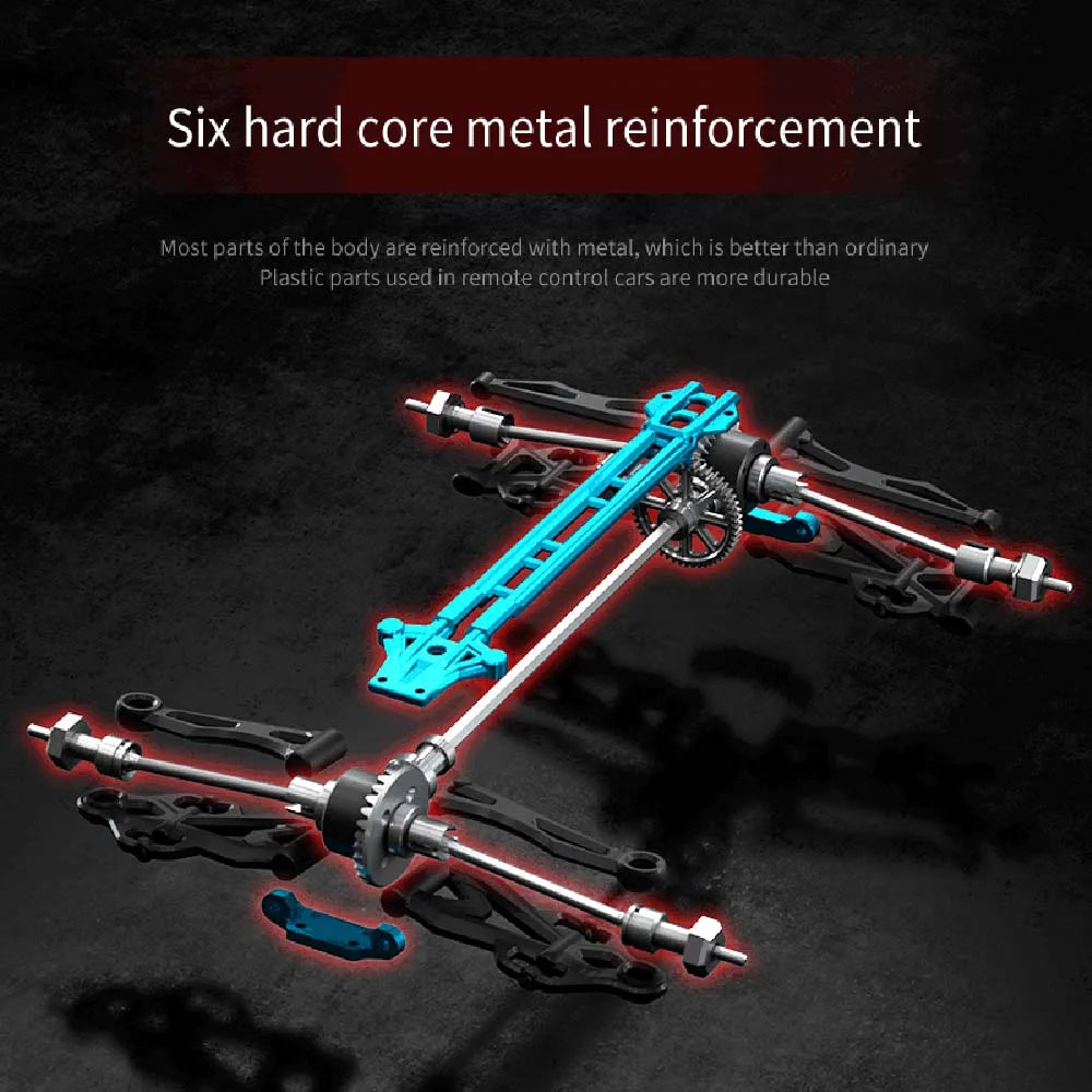 16102 PRO 1:16 High Speed RC Car With LED Light Drift 70KM/H 4WD 16101 pro RC Off-Road Car Monster Truck Toy For Kid Gifts