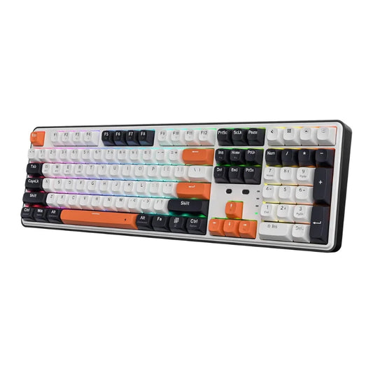 Redragon K689 PRO Wireless Gasket RGB Mechanical Gaming Keyboard 108 Keys 4 Extra Hotkeys Upgraded Hot-Swappable Keyboard